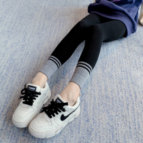 Girls beat bottom pants Spring and fall outside wearing 2022 new girl spring clothes children big child tight spring pants thin velvet