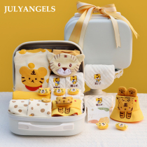 Beginner baby gift box suit delivery upscale clothes to send baby born See face Courtesy Male Girl Full Moon Tiger Summer