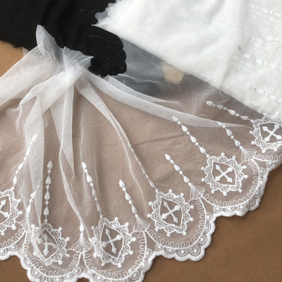 taobao agent DIY doll clothing making lace and auxiliary material mesh gauze embroidery exquisite Lolo tower lace 5 yuan 1 yard