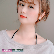 Hanging neck shoulder strap underwear strap underwear strap can be exposed beautiful back bra strap transparent invisible non-slip accessories cross