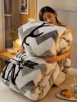 Winter is thickened warm blanket quilt by core autumn single student dorm double season general air conditioning by spring and autumn