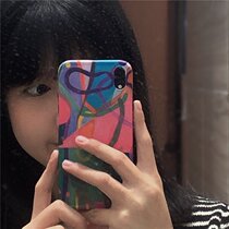 Artistic abstract painting for iPhone12promax Apple 11 phone case 8plus personality xs xr soft silicone