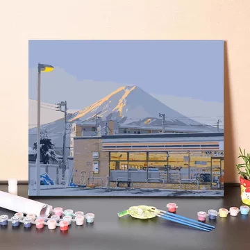 富士山油画-富士山油画促销价格、富士山油画品牌- 淘宝