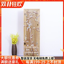 Simple new Chinese solid wood camphor wood single door wardrobe childrens wardrobe storage cabinet small apartment bedroom lockers