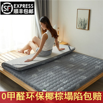 Natural coconut palm mattress padded non-slip household tatami 1 8 double bed futon Hard mat floor mat