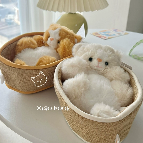 Милая кукла, плюшевая игрушка для спальни, кот, котенок, подарок девушке