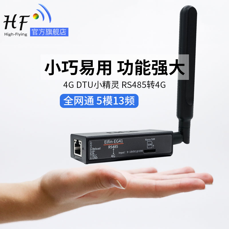 4G DTU Module Wireless Bidirectional Transparent Transmission RS485 Serial Port Data Transmission Equipment All Netcom LTE Communication EG41