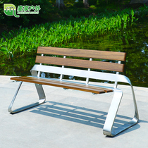 Maixiang Park Chair Outdoor Bench High-end luxury leisure bench with backrest Double Simple Creative Wrought Iron Chair