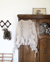 Ms. Frice Sweater Needle Text Description Translation Weaving Diagram Non-finished Product Photograph Remarks Mailbox