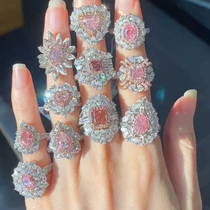 Natural Argyle pink luxury custom 1 karat GIA pink diamond ring necklace bracelet earrings 18K gold