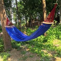 Hammock dormitory summer hammock swing outdoor ice silk hammock swing single widened net swing adult