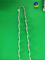 Pre-twisted cable tension clamp pre-twisted steel stranded wire with drawing glue wire pre-twisted optical cable hardware manufacturer