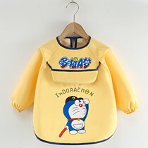 Self-eating and eating anti-dirty artifact supplementary food bib baby gown waterproof children's saliva towel bib kindergarten