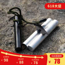 Wild survival maniac can be used for a lifetime of thick flint fire stick 2 magnesium strips to get fire and cold protection set