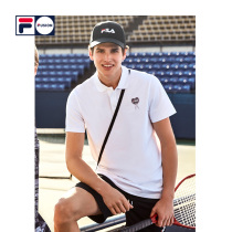 FILA FUSION Fei Le knitted short sleeve polo shirt 2021 summer new fashion sports casual T-shirt men
