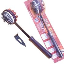 Ground Stall Solid Wood Massager Meridians Massage Hammer With Itch Scratching Head Cervical Spine Massage Stick Fitness Knock Back Health Hammer
