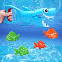 Cross-border Shark Clip-Clip Big Fish Eat Small Fish Bath to Play Summer Child Fishing Hunting Shark Bathrooms Play Water Toys