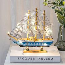 Graduation Season Gifts High Three Gaokao Blessings A Sails Smooth 16 16-year-old Guys Birthday Gift Wooden Craft Boat Swing