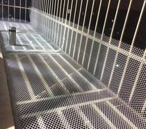 Chicken net breeding net plastic net fence poultry safety protection net isolation fence leakage dung guardrail grid block chicken