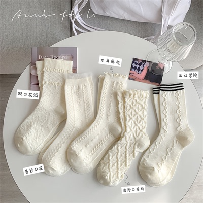 taobao agent Tide, cute Japanese demi-season lace socks for princess, Lolita style, lace dress