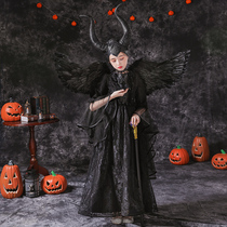 Halloween Kids Costume Girls Cosplay Kindergarten Sleeping Magic Spell Vampire Witch Horror Costume