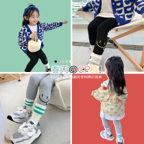 Hands to gao quality children pants pro-skin comfort Korean version baby spring autumn clothes long pants pure cotton girl hit bottom pants