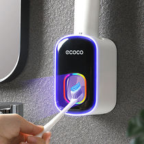 Fully Automatic toothpaste set suction wall-mounted toothbrush rack non-perforated toothpaste extrusion toothpaste artifact