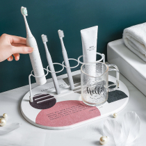 Electric toothbrush holder placement rack seat diatom mud rack base to Nordic creative home wash cup toothpaste holder
