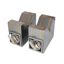 Switch type magnetic seat wire cutting strong magnetic V-block magnetic triangle table magnet K-line seat fixed base 6T12T
