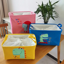 Storage box knot cartoon fabric clothes childrens storage basket extra-large quilt toy folding storage box cute