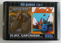 Pass class] Classic Sega Sega MD game machine with black card 2-in-1 tank Mary