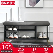 In-door swapped shoes Bench Cabinet Shoes Cabinet Doorshoe Shoe rack Sub Easy Nordic entry Shoes Stool-style integrated bench