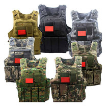 Outdoor development training military fans tactical vest anti-stab clothing ready to avoid bulletproof clothing Real CS combat body armor vest