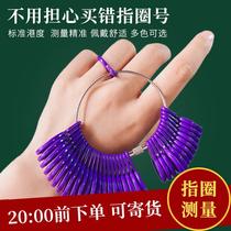 The ring measurement tool refers to the ring number of the ring number the ring of the ring the plastic artifact the test port code the test size d