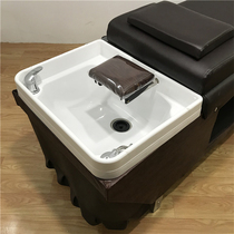 Barber shop shampoo bed hairdressing bed accessories pillow PU pillow rattan pillow removable pillow adjust high and low pillow