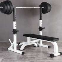 Bracket dumbbell stool weightlifting bed Simple barbell bed Household gantry frame load-bearing shelf Professional equipment fitness chair