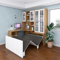 Creative folding bed hardware Office nap bed Lunch break bed accessories Invisible bed cabinet Bed Wall bed Telescopic bed