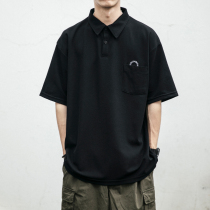 Japanese fashion brand POLO shirt mens short-sleeved summer new lapel T-shirt couple loose collar half-sleeve Paul shirt tide