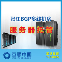 Shanghai Zhangjiang computer room-hosting-10m exclusive 1U server hosting website server