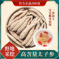 Chinese herbal medicine 500g official flagship store childrens soup materials non-wild Super childrens ginseng
