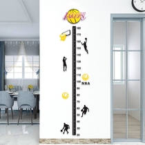 Children cartoon Animal height stickers Childrens room record stickers NBA Basketball 3d stereo height wall stickers tailor-made