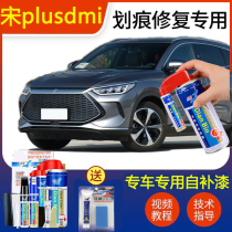 BYD Song plusDMI paint pen Red Emperor red time Gray scratch repair point coating repair white spray paint