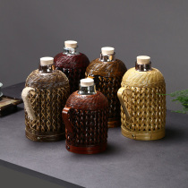 Bamboo household thermos vintage traditional vacuum kettle vintage water bottle glass liner teahouse thermos