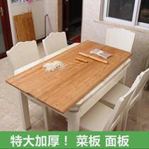 Noodles marinated meat shop rolling panel cafeteria kneading panel custom workbench large wood ramen restaurant cutting board