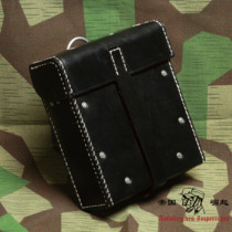 High-end reengrave German MG34 42 tool box bag hand stitched version type ok head layer leather material repeating props