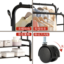 Simple wardrobe Family bedroom assembly hanging wardrobe Space-saving dormitory folding storage rack combination commoner cabinet sub
