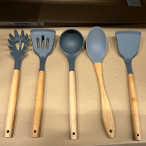 Non-stick Pan Special Pan Shovel Silicone Shovel Fried Vegetable Shovels Kitchenware Household Nonstick Pan Special Food Grade High Temperature Resistant