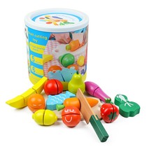 Children's Fruit Chichele Simulation Set Baby Cut Vegetables Early Education Educational Boys and Girls 2-Year-Old Baby Toys