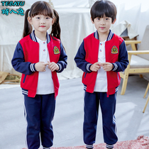 Kindergarten garden clothes spring and autumn three sets of primary school uniforms autumn and winter suits teachers overalls sports class uniforms