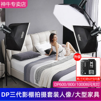 Shenniu dp600 third generation photography lamp 600-800-1000W Studio Professional flash portrait studio lamp set